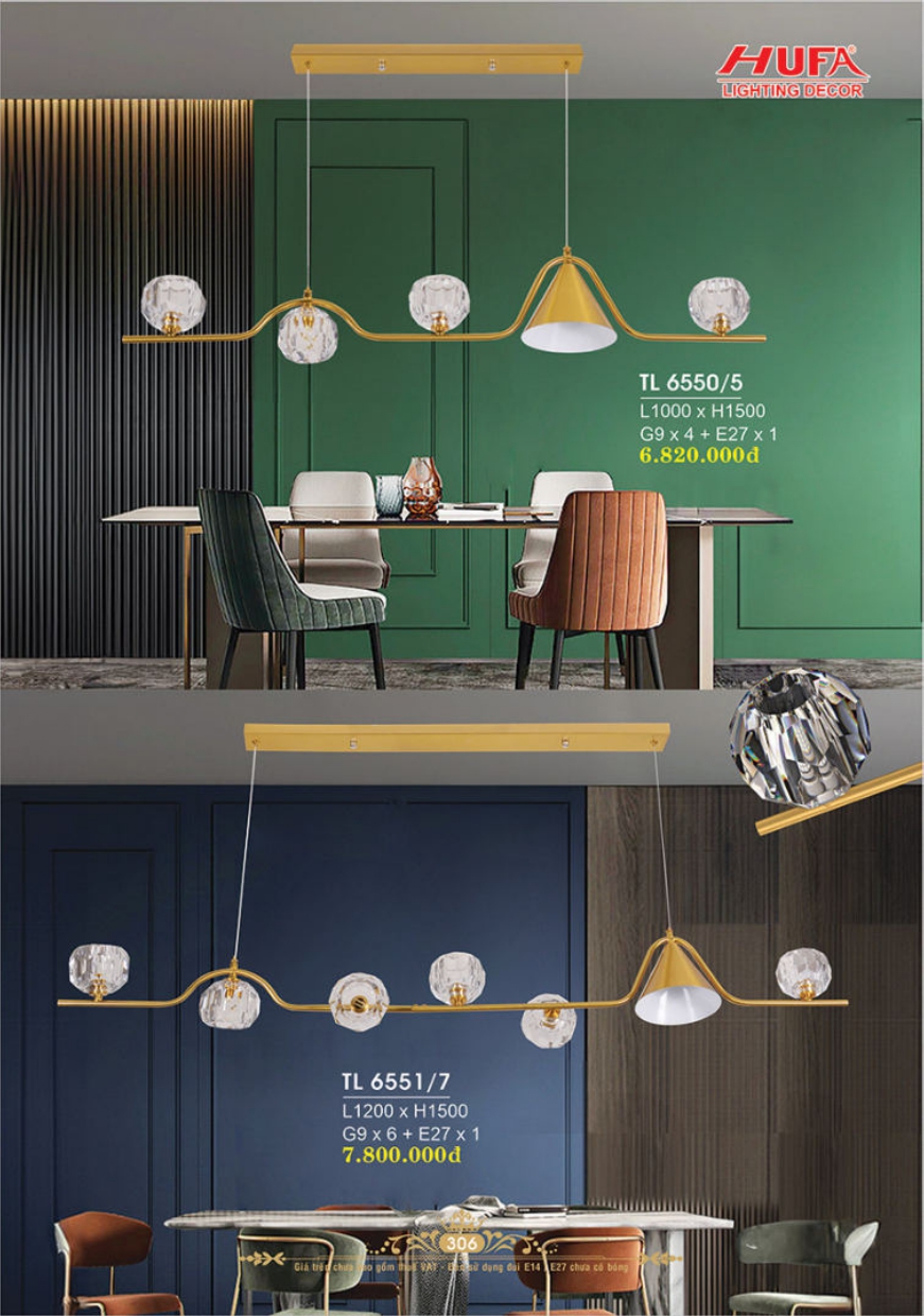 Bảng giá đèn trang trí HUFA